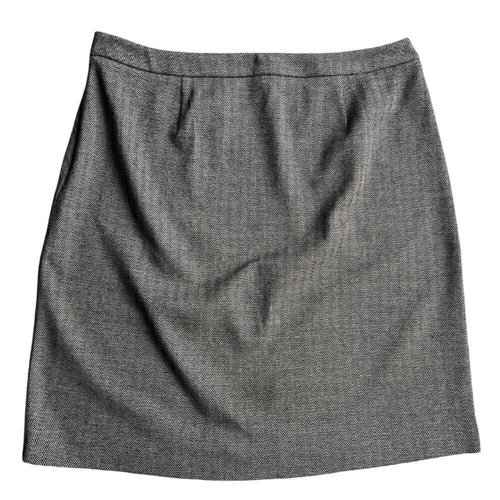 Talbots Woman Houndstooth Skirt, 14W